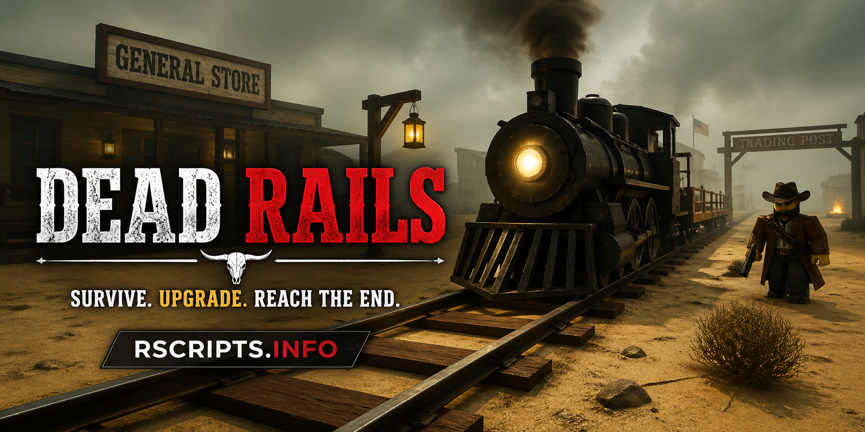 Dead Rails Script (2026) – Auto Farm Bonds, Infinite Items, Bring Items, ESP and More