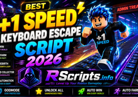 Best +1 Speed Keyboard Escape Script 2026 Godmode, Unlock Gamepass