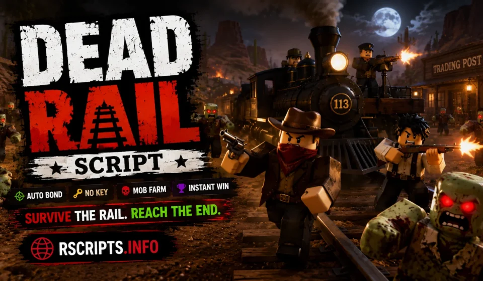 Top 4 Dead Rails Script 2026 – OP Bond Auto Farm, Kill Aura & Aimbot Hub