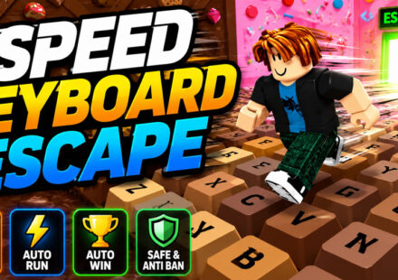 Top +1 Speed Keyboard Escape Script 2026 Auto Win Auto Rebirth