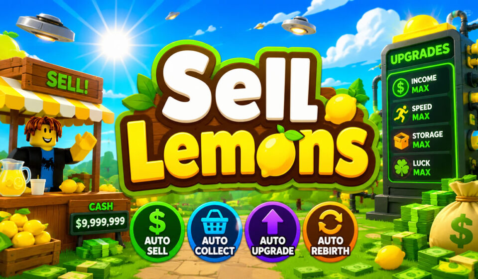 Top 3 Sell Lemons Scripts 2026 – Auto Farm and Auto Rebirth