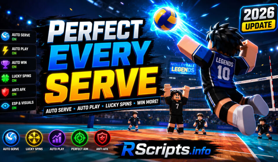 Volleyball Legends Script with Auto Serve and Lucky Spins Volleyball Legends Script with Auto Rally and Full ESP