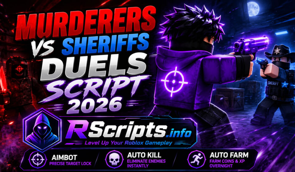 Best Murderers VS Sheriffs Duels Script 2026 Auto Kill, Keyless Hubs