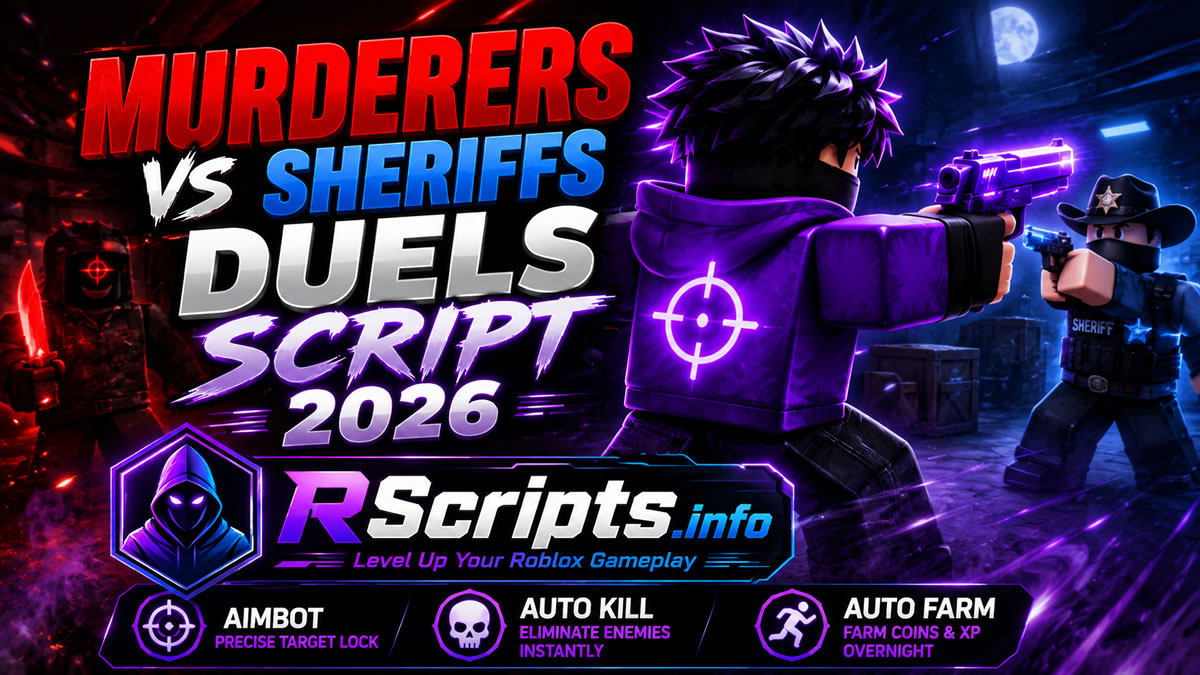 Best Murderers VS Sheriffs Duels Script 2026 Auto Kill, Keyless Hubs