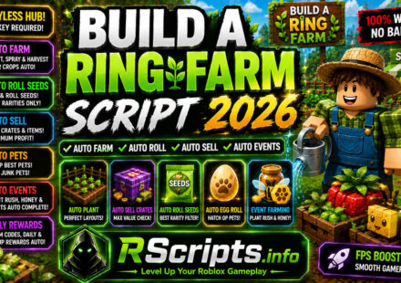 Build A Ring Farm Script 2026 Auto Farm, Auto Roll Seeds, Keyless Hub