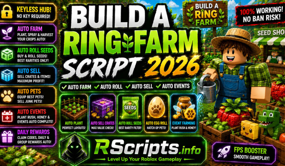 Build A Ring Farm Script 2026 Auto Farm, Auto Roll Seeds, Keyless Hub Build A Ring Farm Script 2026 Auto Farm, Auto Roll Seeds, Keyless Hub