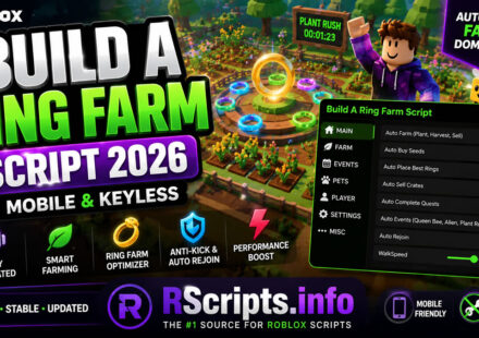Build A Ring Farm Script 2026: Mobile & Keyless