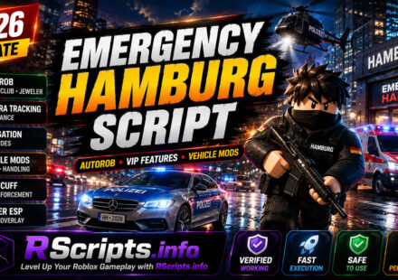 Emergency Hamburg Script AutoRob, VIP Features, Vehicle Mods