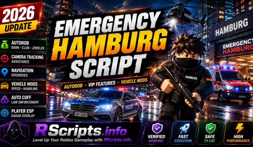 Emergency Hamburg Script AutoRob, VIP Features, Vehicle Mods Emergency Hamburg Script AutoRob, VIP Features, Vehicle Mods