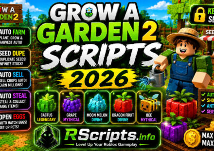 Grow a Garden 2 Script 2026, Keyless, Auto Farm, Auto Steal, Open Eggs