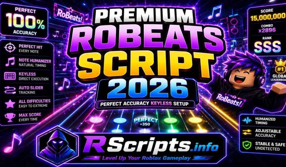 Premium RoBeats Script 2026 Perfect Accuracy Keyless Setup
