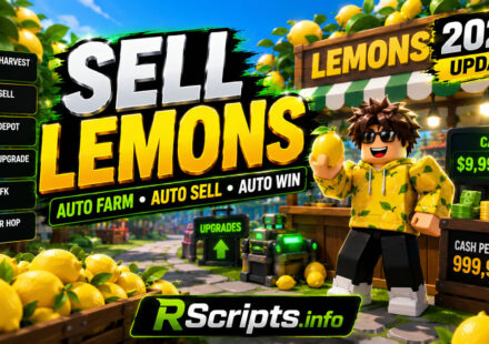 Sell Lemons Script Keyless, Auto Fruits, Upgrade And More