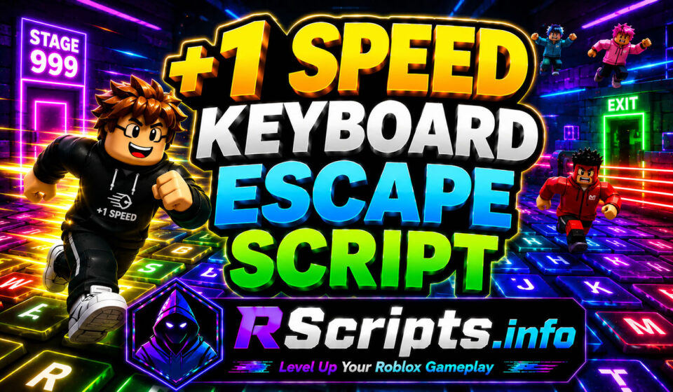 Top +1 Speed Keyboard Escape Script 2026 with Auto Farm Top +1 Speed Keyboard Escape Script 2026 with Auto Farm