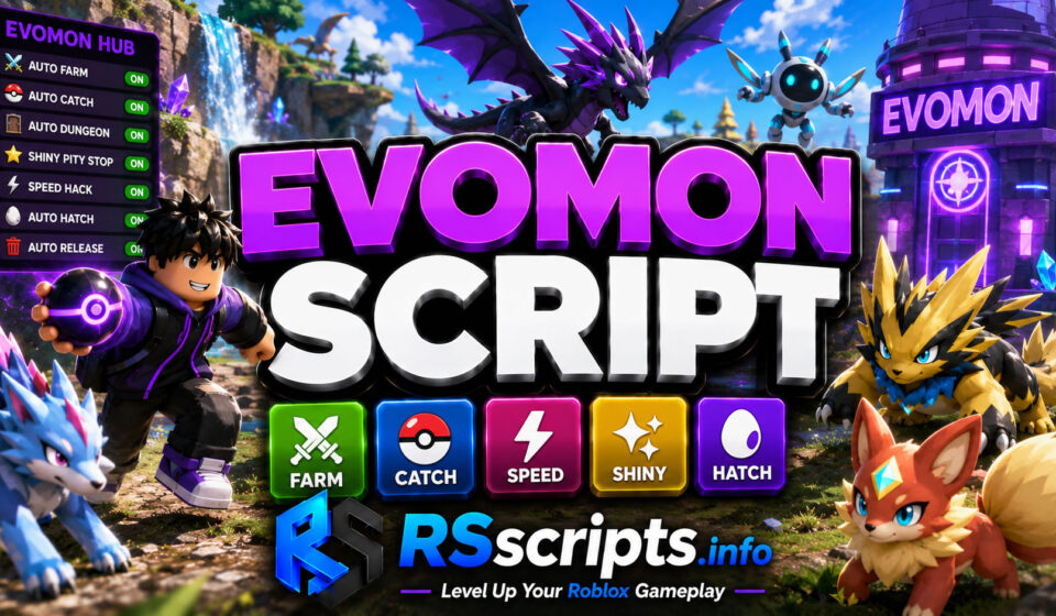 Top Evomon Script, Farm, Catch, Speed, Shiny Top Evomon Script, Farm, Catch, Speed, Shiny