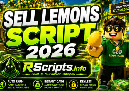 Top Sell Lemons Script 2026 Auto Farm, Keyless Plunderer Hub