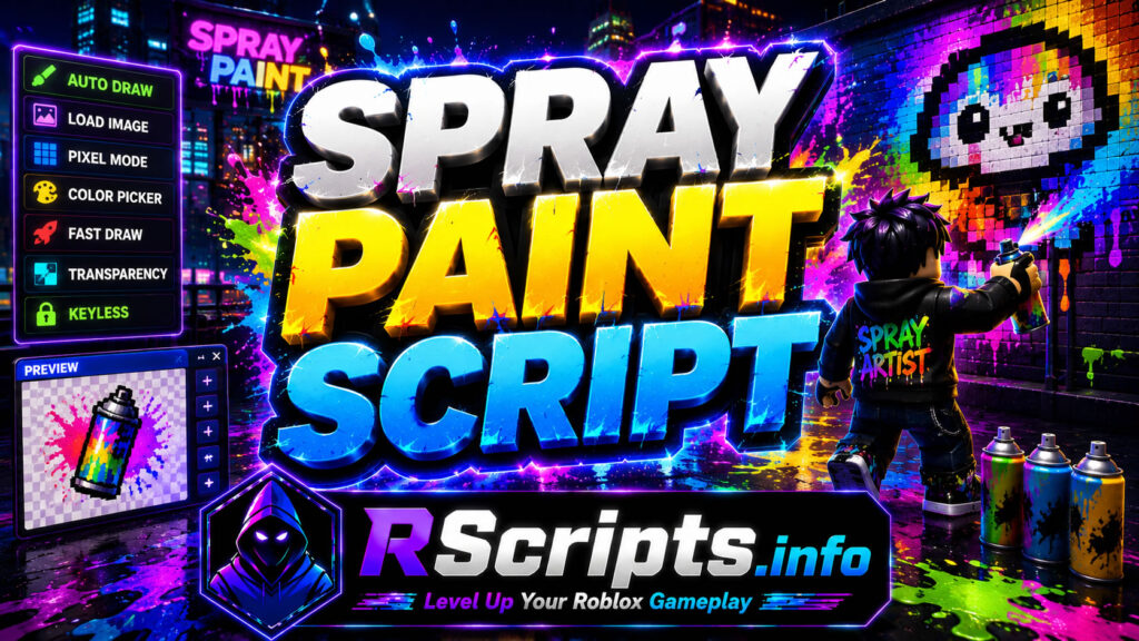 Top Spray Paint Script 2026 with Auto Draw and Keyless