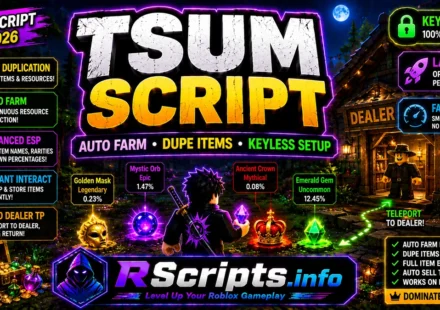 Top TSUM Script 2026, Auto Farm, Dupe Items