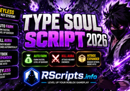 Type Soul Script 2026, Auto Farm, Kill Aura, Hitbox Expander, Keyless