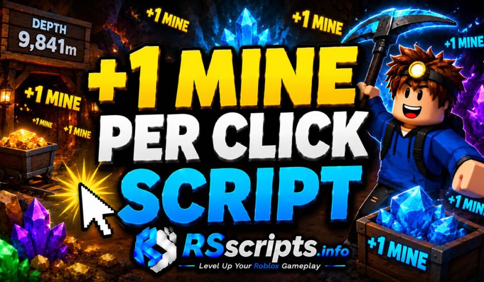 +1 Mine Per Click Script Auto Farm Features +1 Mine Per Click Script Auto Farm Features