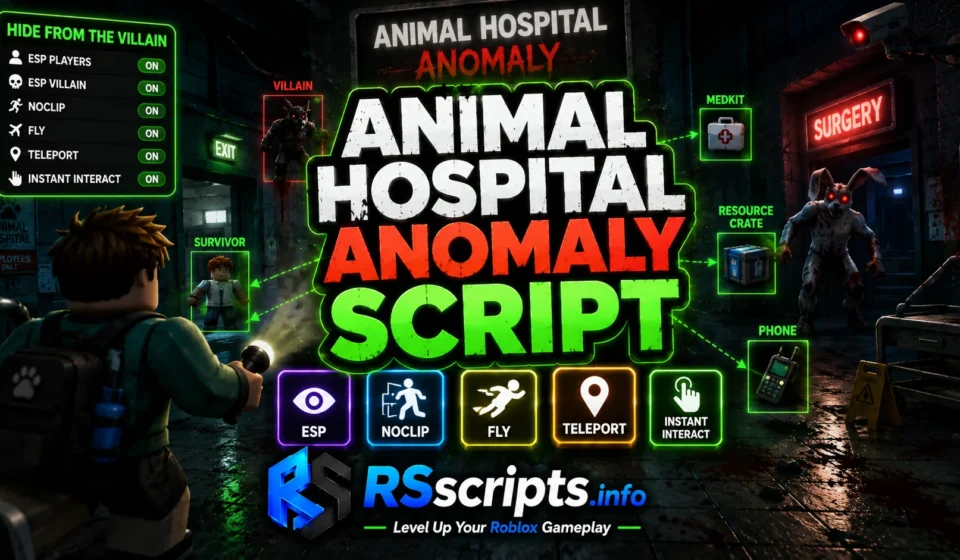 Best Animal Hospital (Anomaly) Script with Auto Heal
