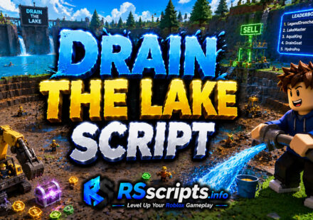 Drain the Lake Script Auto Farm Features