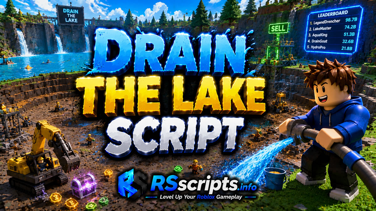 Drain the Lake Script Auto Farm Features 53 Drain the Lake Script Auto Farm Features