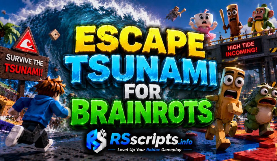 Escape Tsunami For Brainrots Script Speed Booster Escape Tsunami For Brainrots Script Speed Booster