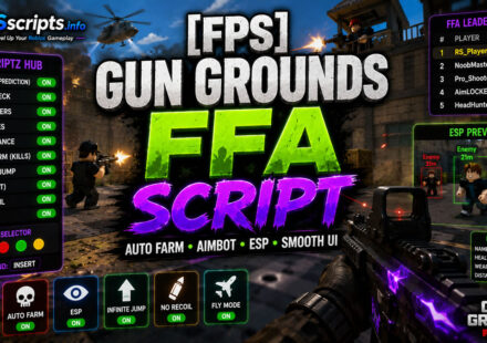 Gun Grounds FFA Script Auto Farm Precision Layouts