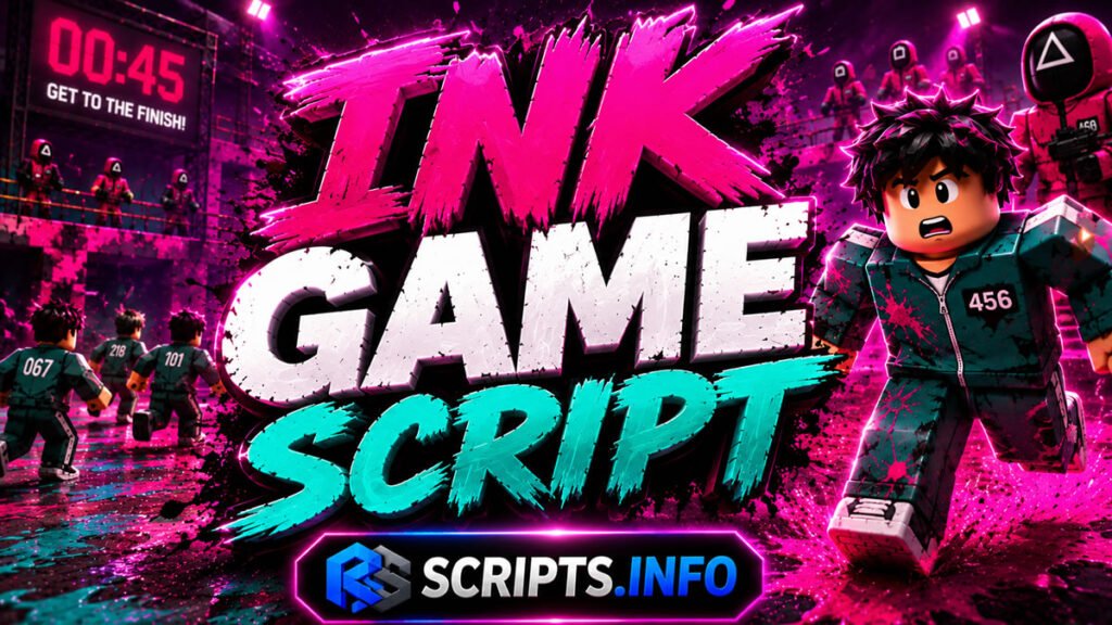 Best Ink Game Script with Keyless Auto Farm and Glass Bridge ESP