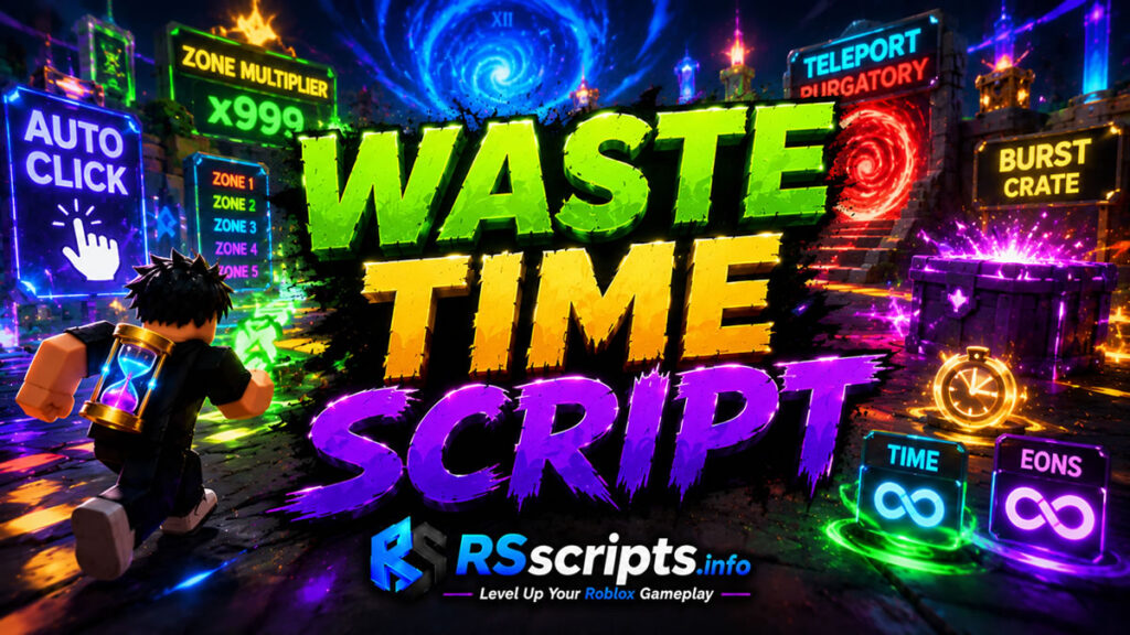 Waste Time Script Auto Farm Zone Multiplier
