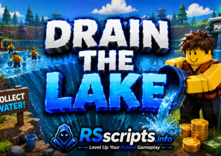 Best Drain the Lake Script with Auto Farm and Unlimited Stamina