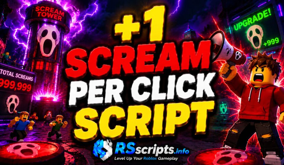 Top +1 Scream Per Click Script to Farm Wins Top +1 Scream Per Click Script to Farm Wins