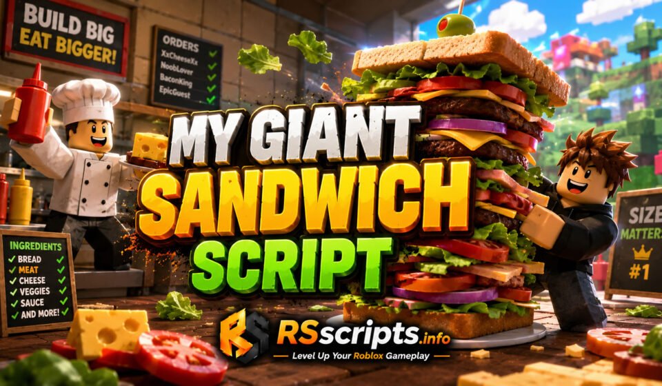 Top My Giant Sandwich Script for Instant Auto Farm Top My Giant Sandwich Script for Instant Auto Farm