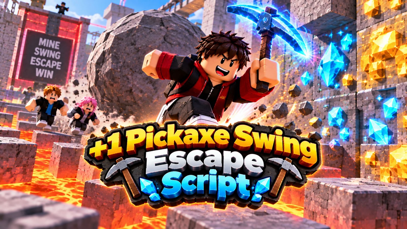 +1 Pickaxe Swing Escape Script, InoC3nt8 Hub