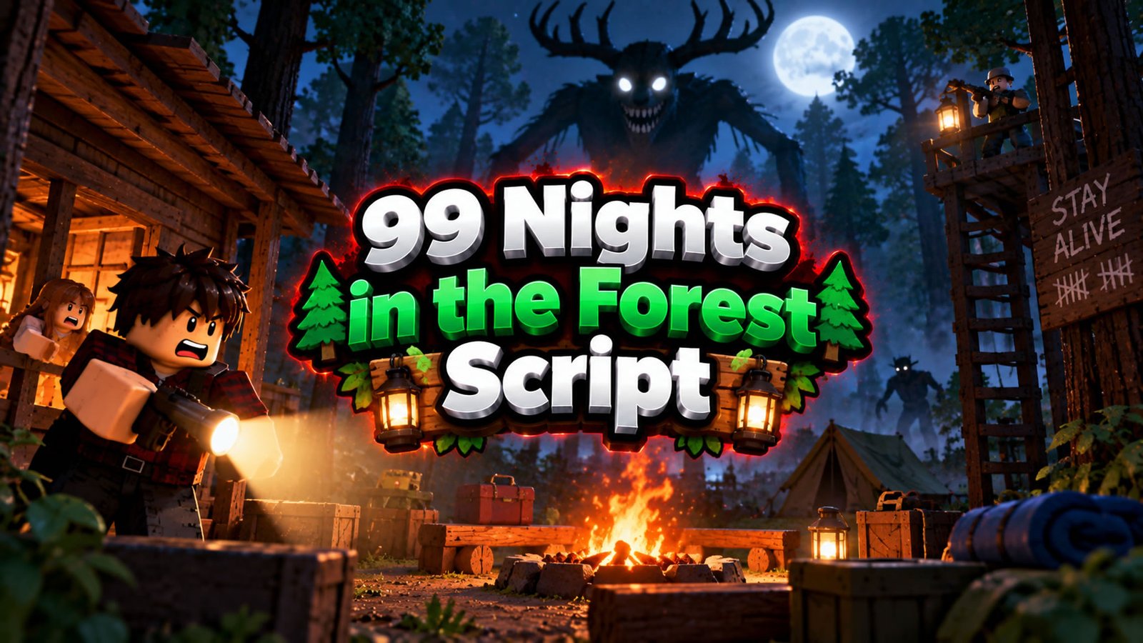 99 Nights in the Forest Script