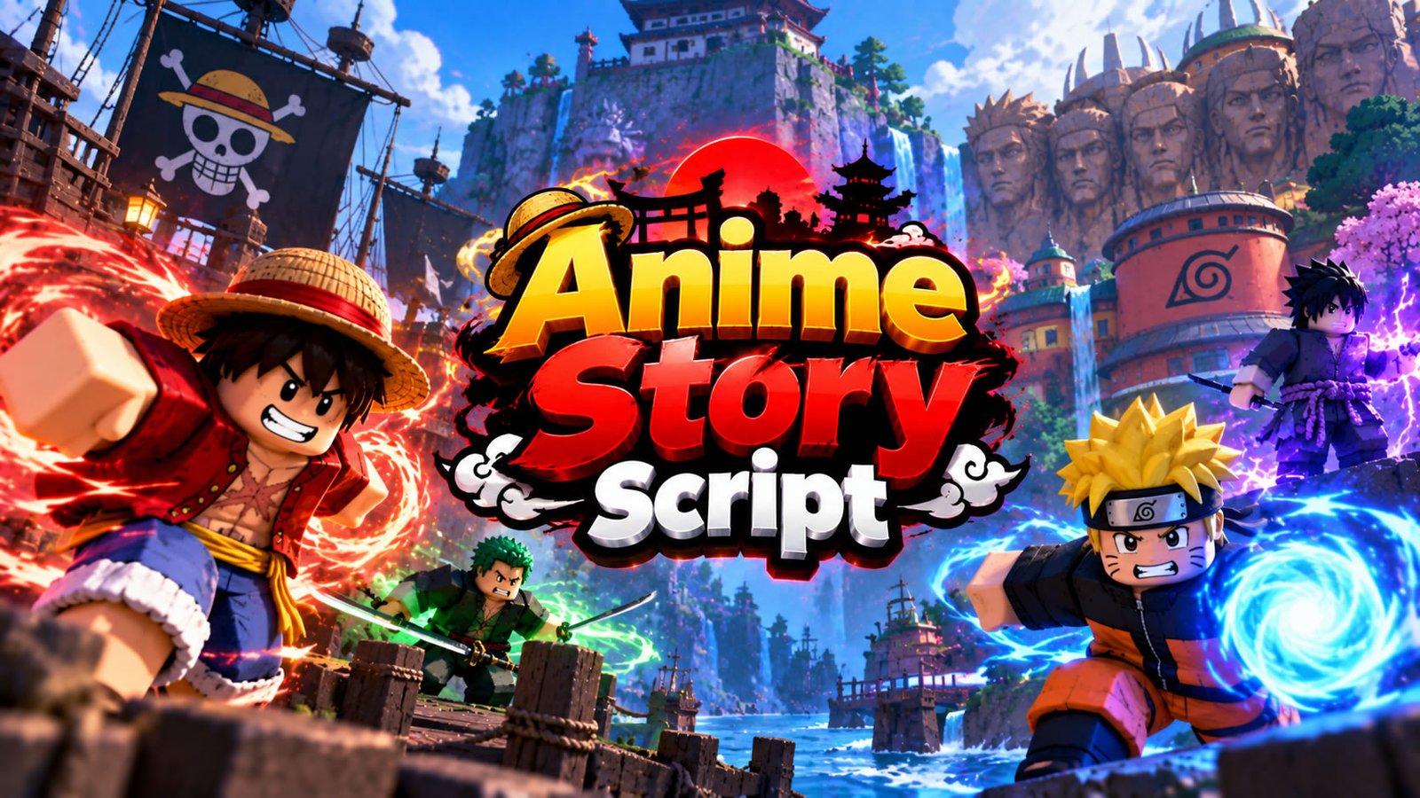 Anime Story Script, Ghost Hub Auto Farm and Raids