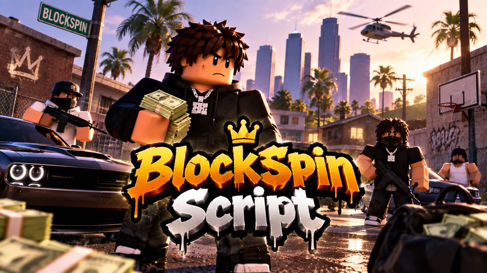 BlockSpin Script, Silent Aim ESP Loader
