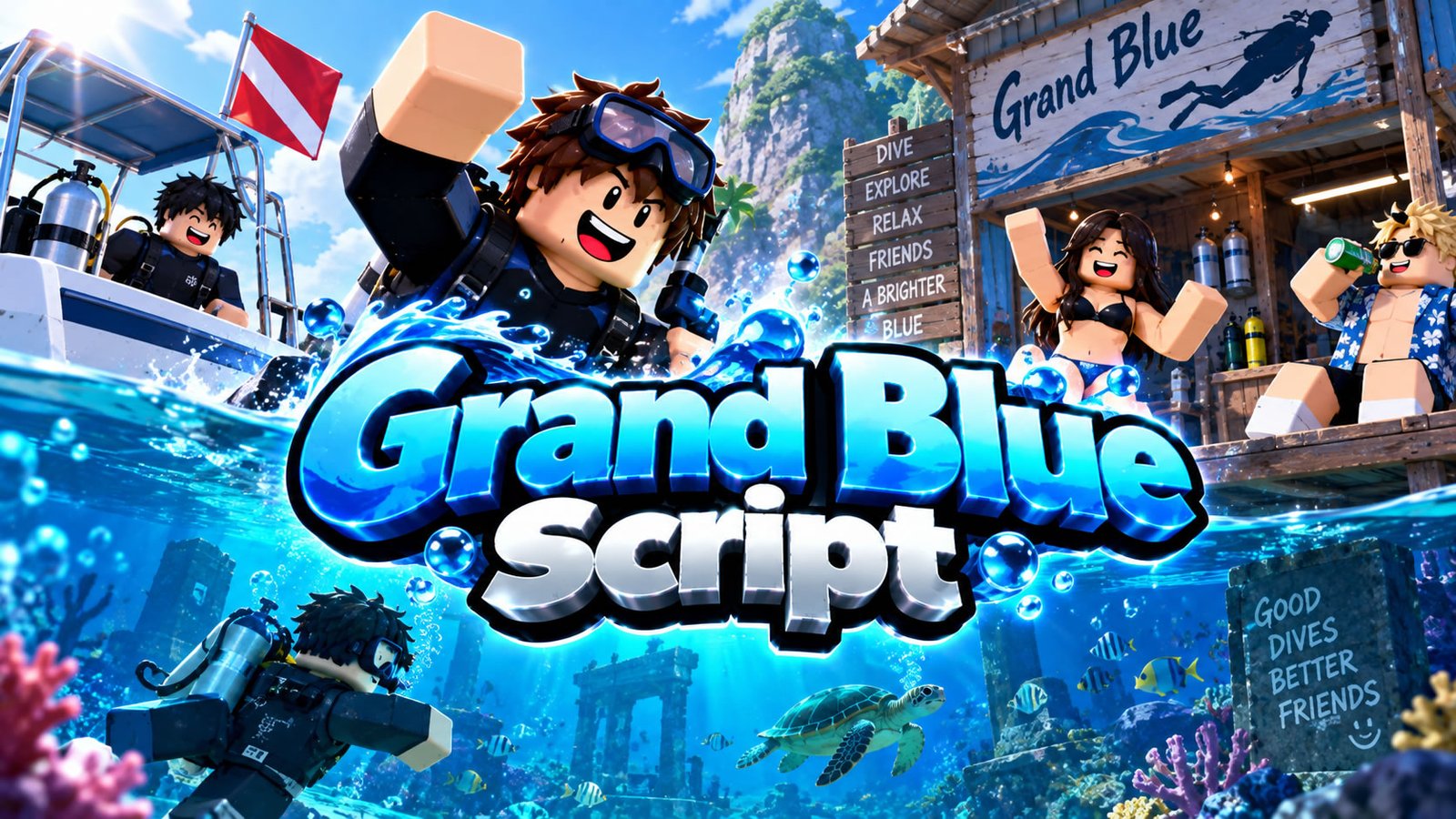 Grand Blue Script, Berri Hub Auto Farm
