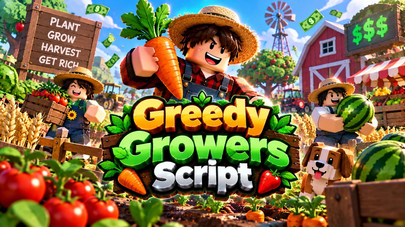 Greedy Growers Script, Midas Hub Auto Farm