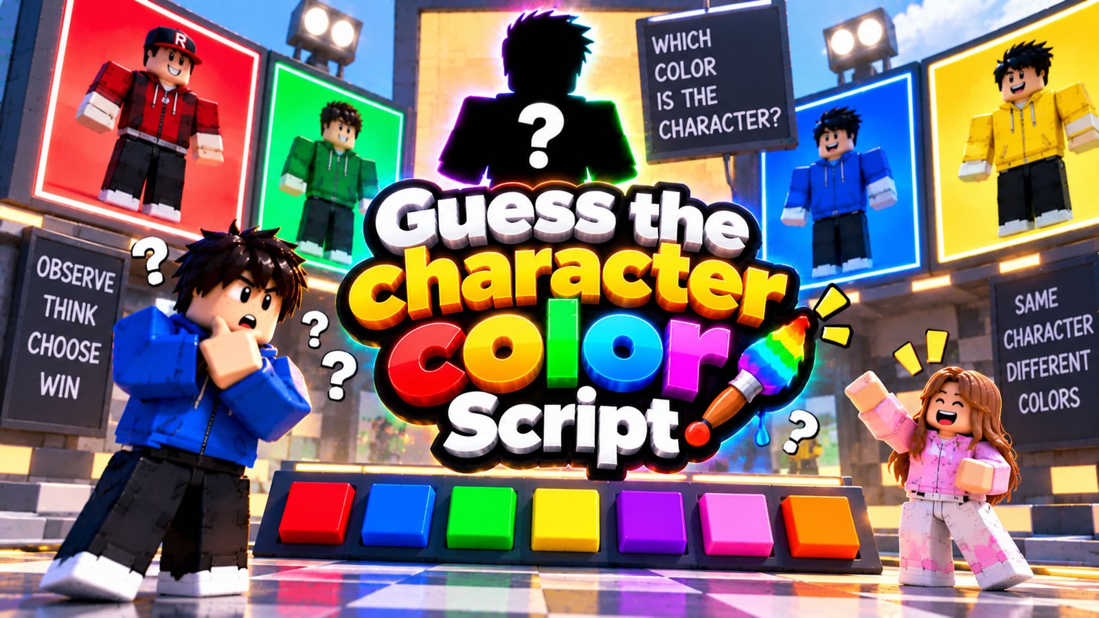 Guess the character color Script, Strange Hub Maclib