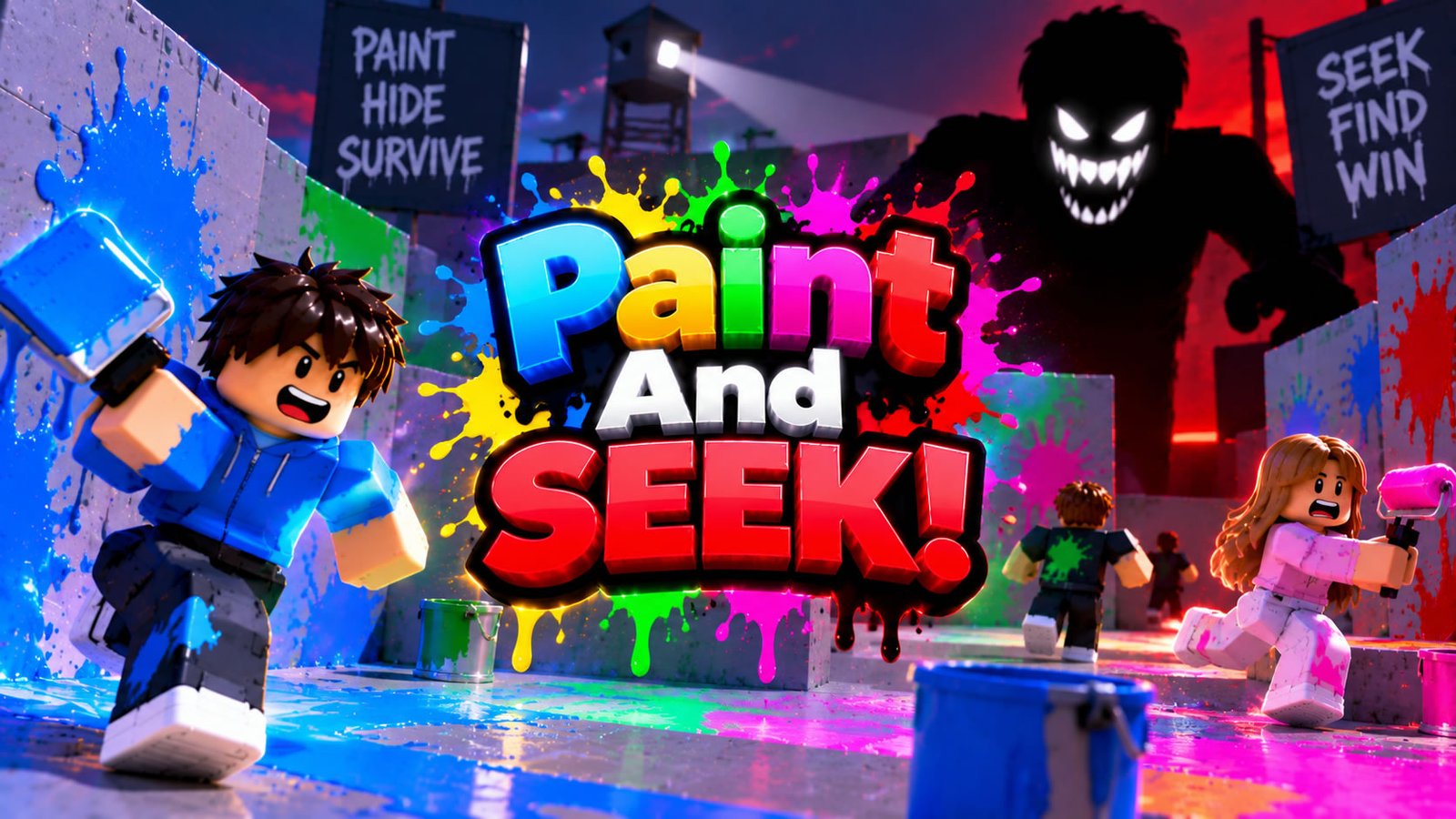Paint And SEEK! Script, DanangOri Rayfield Hub