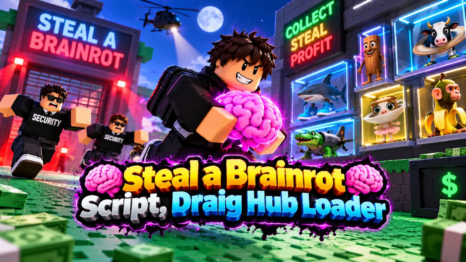 Steal a Brainrot Script, Draig Hub Loader