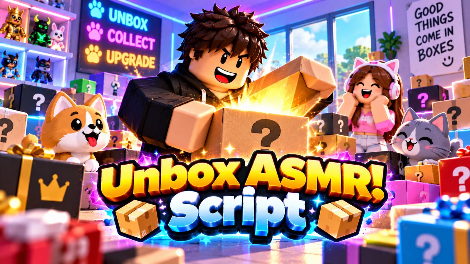 Unbox ASMR Script, Stanny Hub Auto Farm