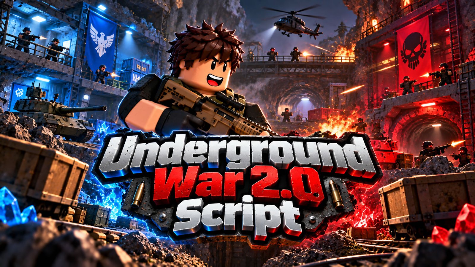 Underground War 2.0 Script, EclipseWare and Heaven Step